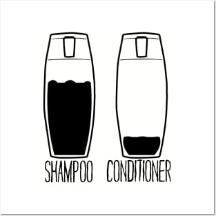 Shampoo Conditioner Hair Shirt for Women Posters and Art